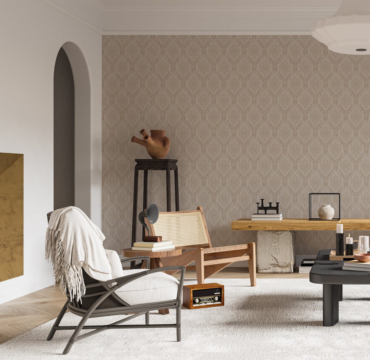 Luxury Damask Wallpaper